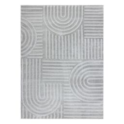 RugsX Balance Rug in Grey - Size: 200 cm x 290 cm - thumbnail 4