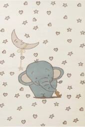 THE RUGS Adventures Kids Rug Little Ellie Cream Multicolour Kids Bedroom Rug - Size: 160 cm x 235 cm - thumbnail 1