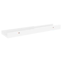 Berkfield Home Wall Shelves 4 pcs High Gloss White 40x9x3 cm - Size: 40 x 9 x 3 cm - thumbnail 6