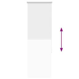 Berkfield Home Roller Blind Blackout White 40x175 cm Fabric Width 35.7 cm Polyester - thumbnail 9