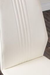 FurnitureboxUK Giovani Grey White Modern High Gloss & Glass Dining Table & 4 Willow Chairs Set in Off-White - thumbnail 9