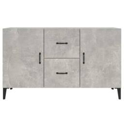 Berkfield Home Sideboard Concrete Grey 100x36x60 cm Engineered Wood - Size: 100 x 36 x 60 cm - thumbnail 5
