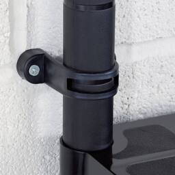 Berkfield Home Storage Shelf 4-Tier Black 183x30.5x130 cm Plastic - thumbnail 6