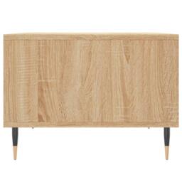 Berkfield Home Modern Coffee Table Sonoma Oak 60x50x36.5 cm Engineered Wood in Brown - thumbnail 5