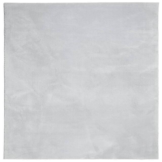 Berkfield Home Rug HUARTE Short Pile Soft & Washable Grey 200x200 cm - Size: Medium - image 1