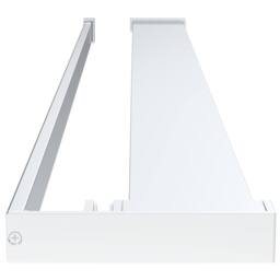 Berkfield Home Shower Shelf for Walk-in Shower Wall Chrome 90 cm Aluminium in Silver - thumbnail 4