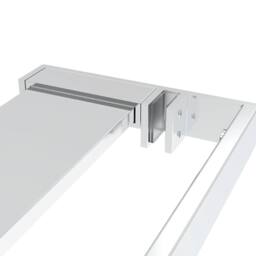 Berkfield Home Shower Shelf for Walk-in Shower Wall Chrome 90 cm Aluminium in Silver - thumbnail 5