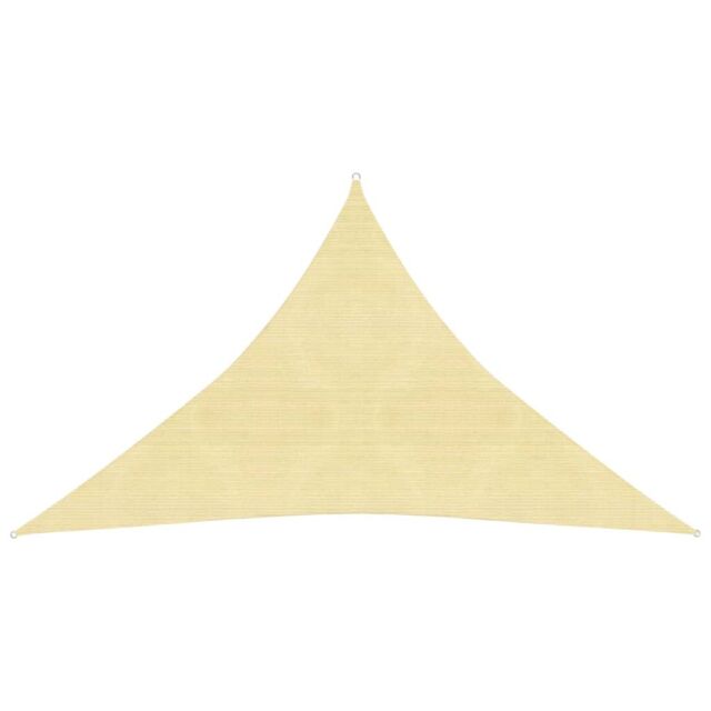 Berkfield Home Sunshade Sail 160 g/m ² Beige 3x3x4.2 m HDPE - image 1
