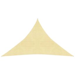 Berkfield Home Sunshade Sail 160 g/m ² Beige 3x3x4.2 m HDPE - thumbnail 1