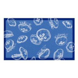 Artsy Mats Jellyfish Doormat (70 x 40cm) in Blue - Size: 40 cm x 70 cm - thumbnail 2