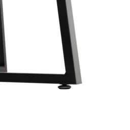 Living and Home 5pcs Dining Table Set of 4 Modern Faux Leather Dining Chairs and Tempered Glass Table in Black - thumbnail 7