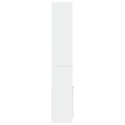 Berkfield Home Highboard¬†White 92x33x180 cm Engineered Wood in White - Size: 92 x 33 x 180 cm - thumbnail 6