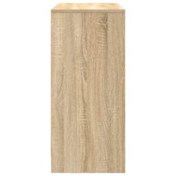 Berkfield Home Sideboard with Drawer Sonoma Oak 80x34x76 cm Engineered Wood in Light Tan - Size: 80 x 34 x 76 cm - thumbnail 7