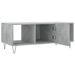 Berkfield Home Coffee Table Concrete Grey 102x50x40 cm Engineered Wood - Size: 102 x 50 x 40 cm - thumbnail 6