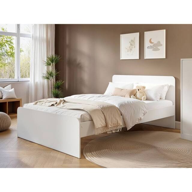 Flair Wizard Small Double Bed Frame in White - image 1