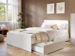 Flair Wizard Small Double Bed Frame in White - thumbnail 2