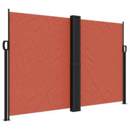 Berkfield Home Retractable Side Awning Terracotta 160x1200 cm in Burnt Orange - thumbnail 2