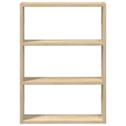 Berkfield Home Wall Shelf Sonoma Oak 43x9x60 cm Engineered Wood in Brown - Size: 43 x 9 x 60 cm - thumbnail 4