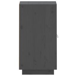 Berkfield Home Sideboard Grey 34x40x75 cm Solid Wood Pine - Size: 34 x 40 x 75 cm - thumbnail 5