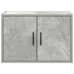 Berkfield Home Garage Wall Cabinets 2 pcs Concrete Grey Engineered Wood - thumbnail 6