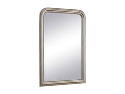 Vente-unique Paulownia Wood Overmantel Mirror - L80 X H110 Cm - Champagne - HELOISE in Silver - thumbnail 7