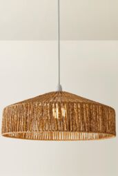 ValueLights Elcano Natural Woven Rope Easy Fit Ceiling Pendant Light Lamp Shade - thumbnail 3