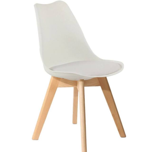 SPETLEK Dining Chairs Beech Wood Legs white - image 1