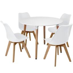 SPETLEK Dining Chairs Beech Wood Legs white - thumbnail 5