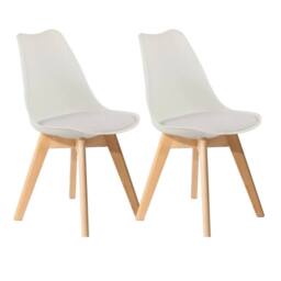 SPETLEK Dining Chairs Beech Wood Legs white - thumbnail 3