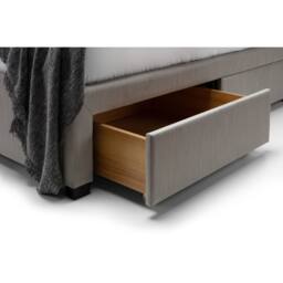 Cheshire Lunar 4 Drawer Bed - Grey Linen - Superking (180cm) (150cm) - Size: Super King - thumbnail 8