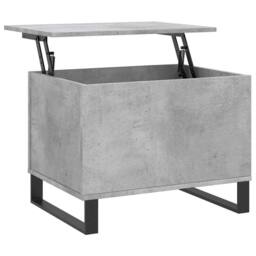 Berkfield Home Modern Coffee Table Concrete Grey 60x44.5x45 cm Engineered Wood - thumbnail 3