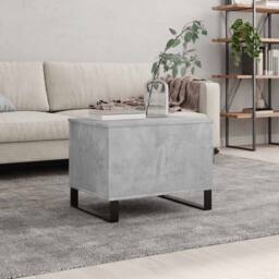 Berkfield Home Modern Coffee Table Concrete Grey 60x44.5x45 cm Engineered Wood - thumbnail 2