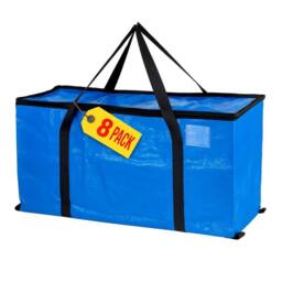 SPETLEK 90L Moving Bags 8 Pack in Blue - thumbnail 1