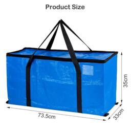 SPETLEK 90L Moving Bags 8 Pack in Blue - thumbnail 2