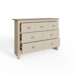 GFW Lancaster 7 Drawer Chest in Cream - thumbnail 5