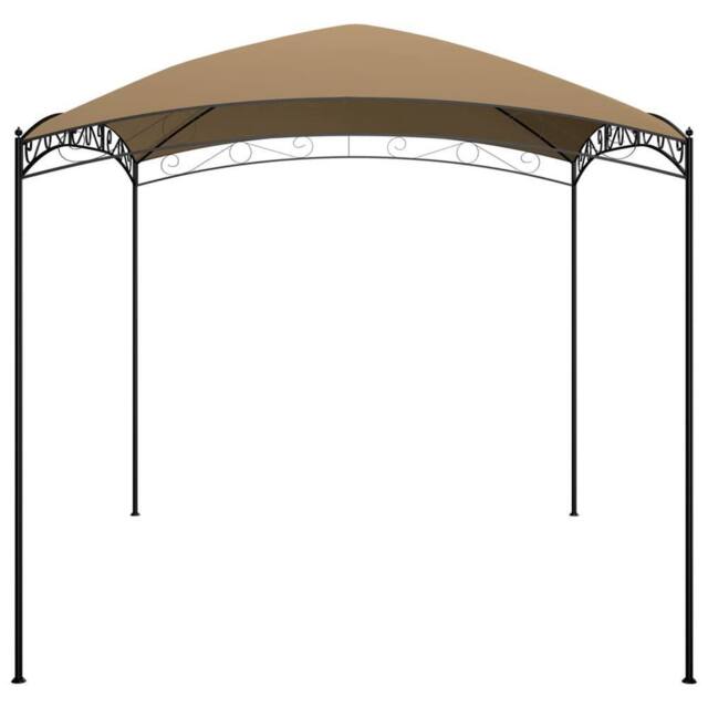 Berkfield Home Gazebo 3x4x2.65 m Taupe 180 g/m ² in Beige - image 1