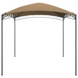 Berkfield Home Gazebo 3x4x2.65 m Taupe 180 g/m ² in Beige - thumbnail 1
