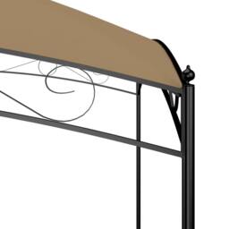 Berkfield Home Gazebo 3x4x2.65 m Taupe 180 g/m ² in Beige - thumbnail 4