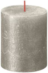 KDMD Champagne Bolsius Rustic Shimmer Metallic Candle 80 x 68mm in Grey - thumbnail 2