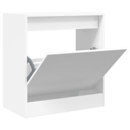Berkfield Home Shoe Cabinet White 60x34x63.5 cm Engineered Wood - thumbnail 2