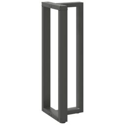 Berkfield Home Bar Table Legs T-Shaped¬†2 pcs Anthracite 40x35x(110-111) cm Steel in Black - thumbnail 4