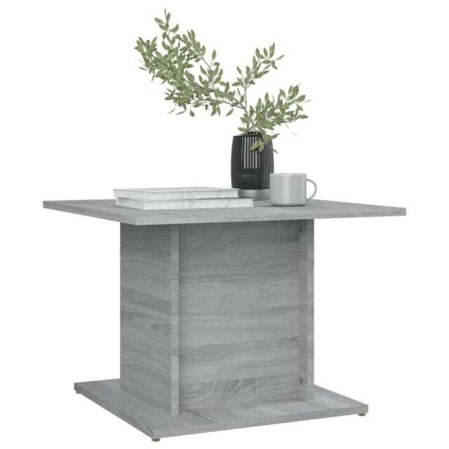 Berkfield Home Decorative Coffee Table Grey Sonoma 55.5x55.5x40 cm Engineered Wood - image 1