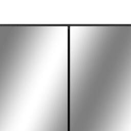 Berkfield Home LED Bathroom Mirror Cabinet Black 80x15x60 cm MDF - Size: 80 x 15 x 60 cm - thumbnail 6