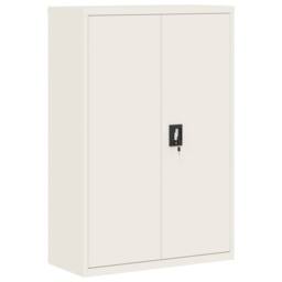 Berkfield Home File Cabinet White 90x40x180 cm Steel - Size: 90 x 40 x 180 cm - thumbnail 7