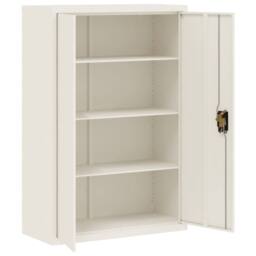 Berkfield Home File Cabinet White 90x40x180 cm Steel - Size: 90 x 40 x 180 cm - thumbnail 9