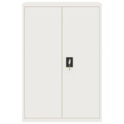 Berkfield Home File Cabinet White 90x40x180 cm Steel - Size: 90 x 40 x 180 cm - thumbnail 8