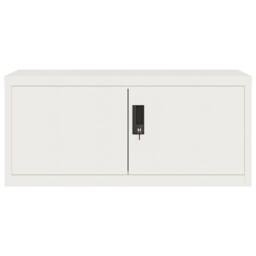 Berkfield Home File Cabinet White 90x40x180 cm Steel - Size: 90 x 40 x 180 cm - thumbnail 4