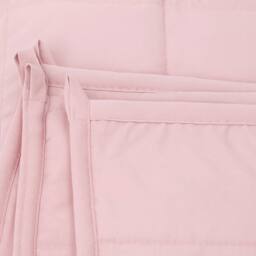 Harbour Housewares Weighted Blanket with Storage Bag - 8kg Breathable Soft Bed Cover in Pink - thumbnail 7