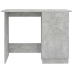 Berkfield Home Desk Concrete Grey 100x50x76 cm Engineered Wood - Size: 100 x 50 x 76 cm - thumbnail 7