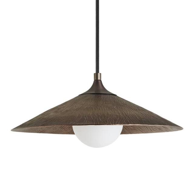 Industville Flume Pendant Light - 17 Inch in Bronze - Size: 17 inches - image 1